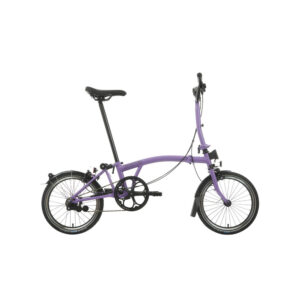 2024 Brompton C Line Explore Bike Mid Handlebar (With Mudguard + Rack ) M6R Pop Lilac