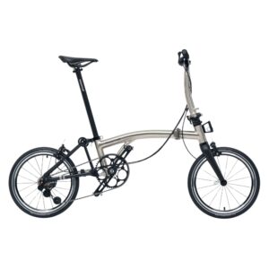 Aceoffix C5 Folding Bike - Brushed Silver